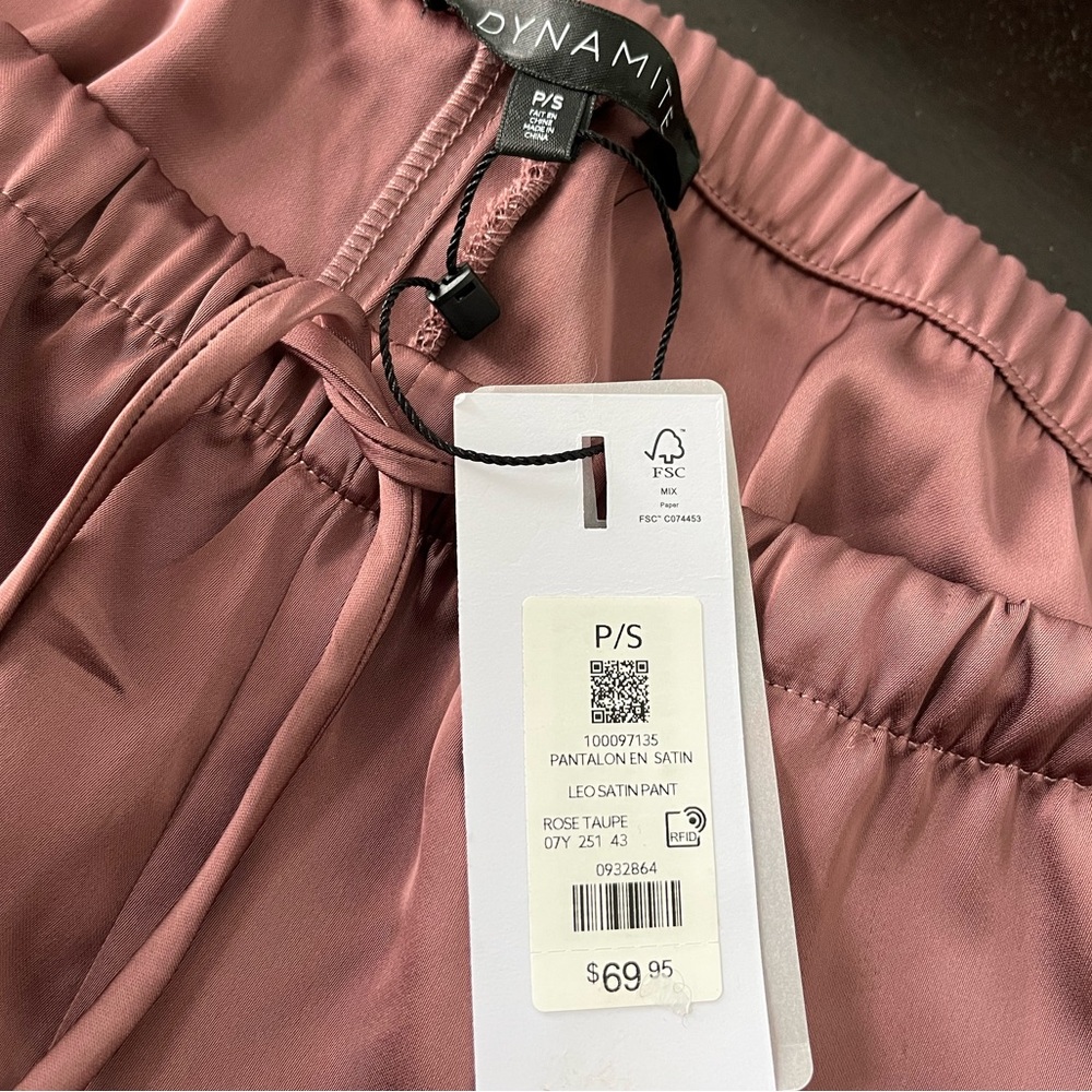 Leo Wide Leg Satin Pants - Picture 9 of 9